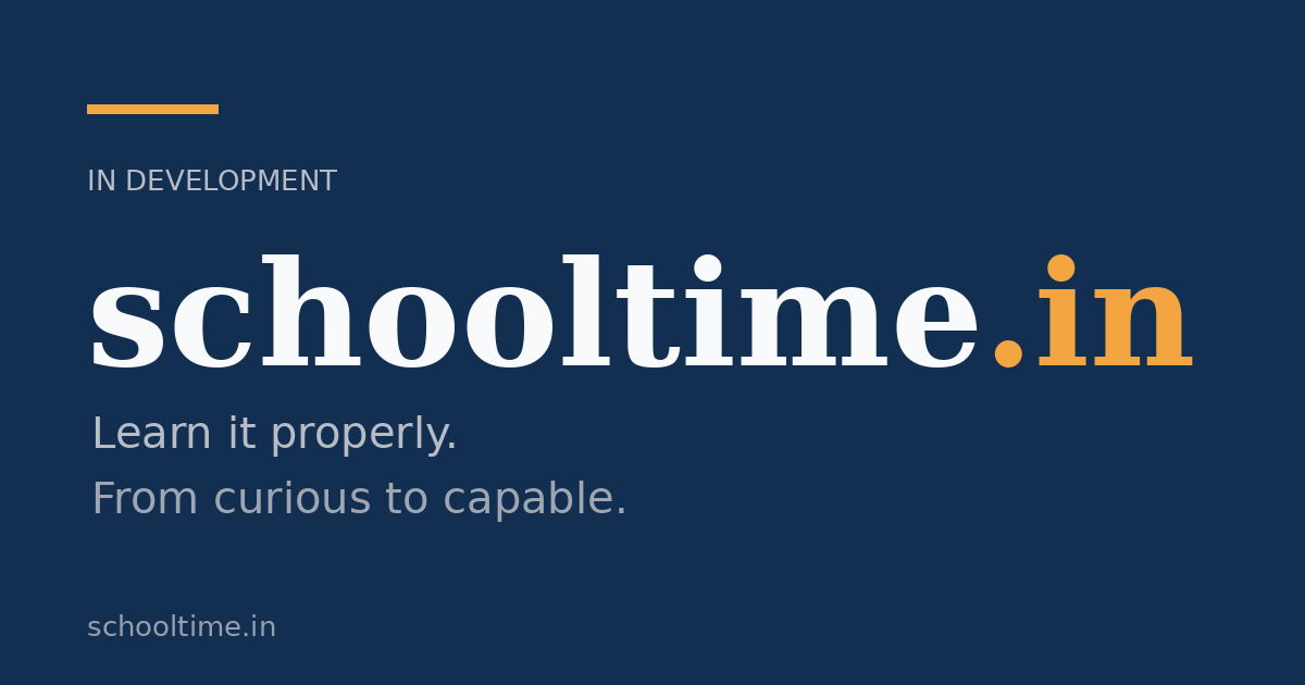 Link preview image for schooltime.in